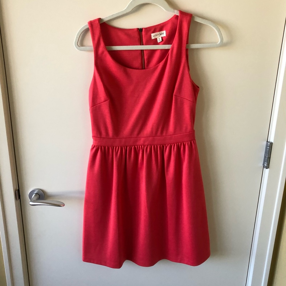 Cute Pink Fit and Flare Dress